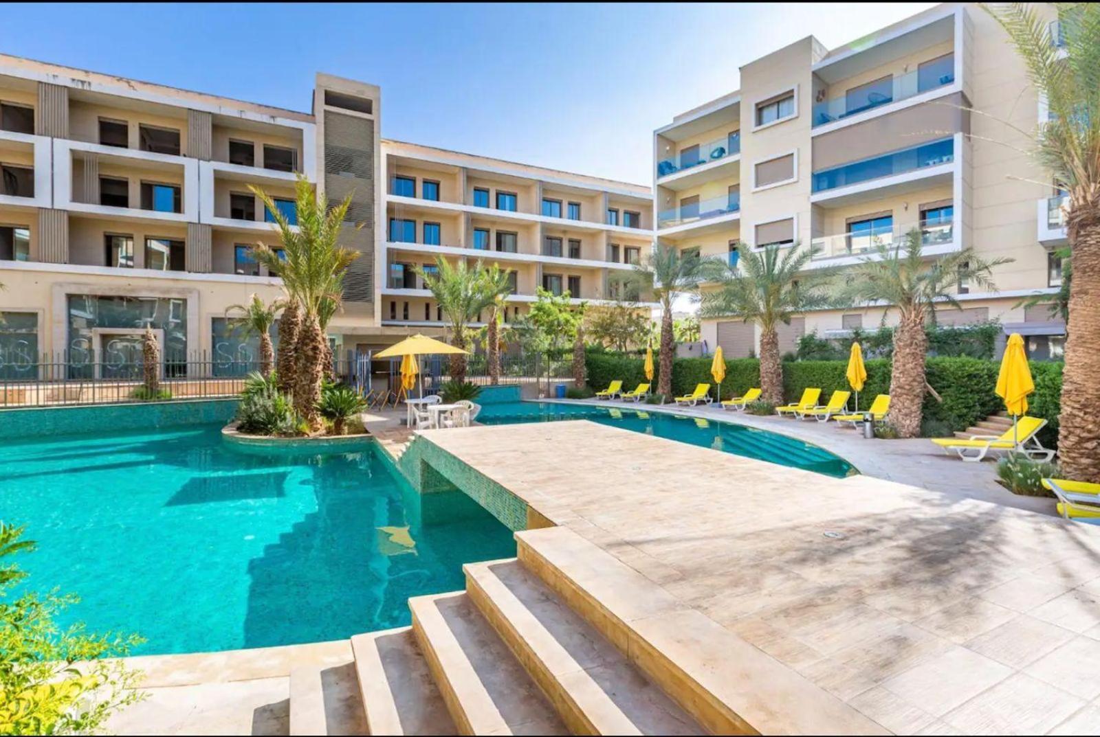 Appartement Luxueux Avec Piscine 10 Minutes Du Centre Ville Marrakesch Exterior foto