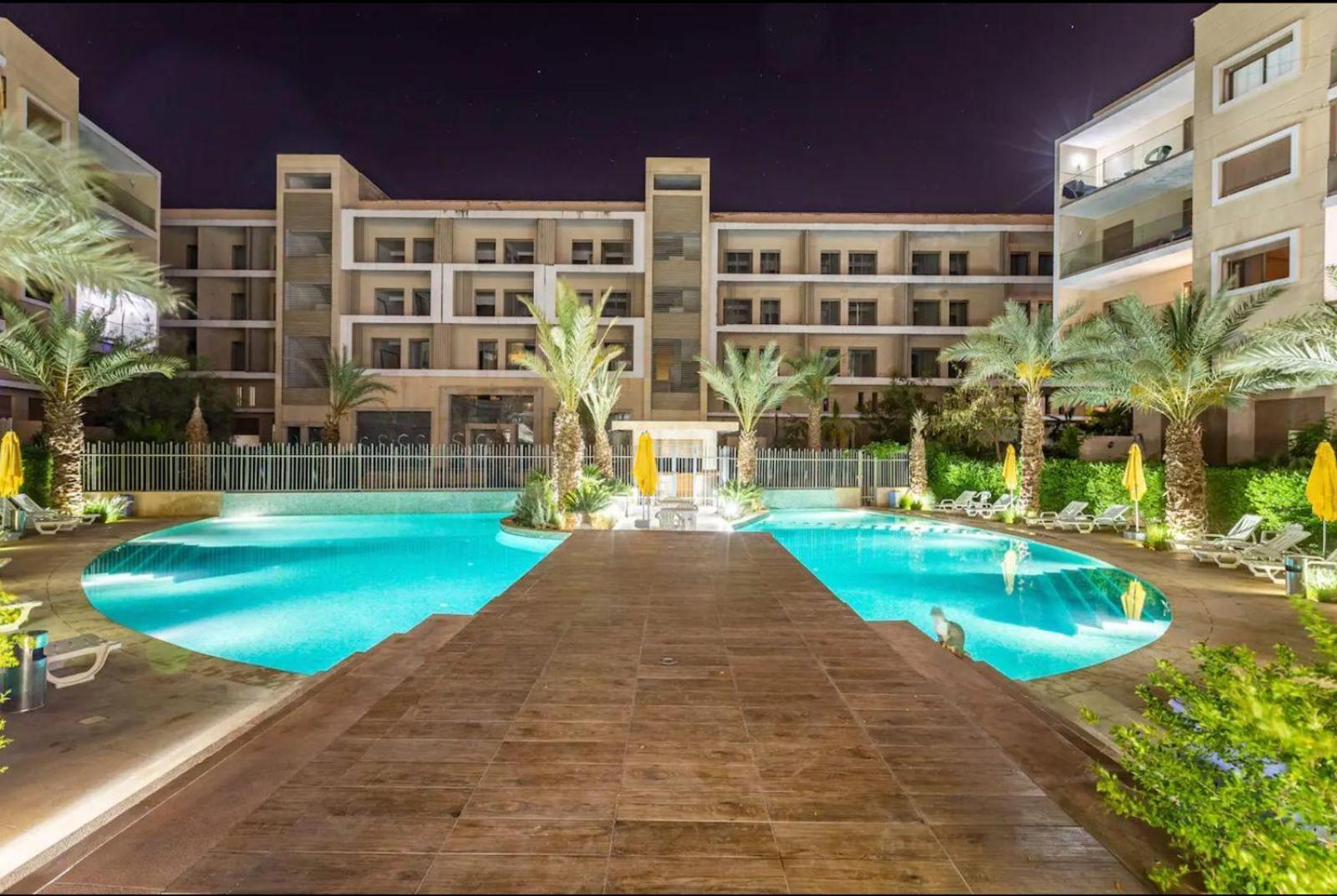 Appartement Luxueux Avec Piscine 10 Minutes Du Centre Ville Marrakesch Exterior foto